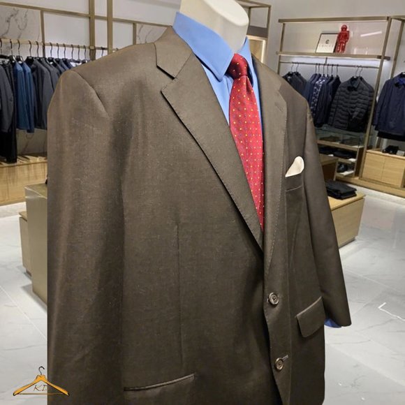 Hickey Freeman Suit - 48R/44, Charcoal Gray, Wool, EUC, Made in USA - Picture 2 of 13